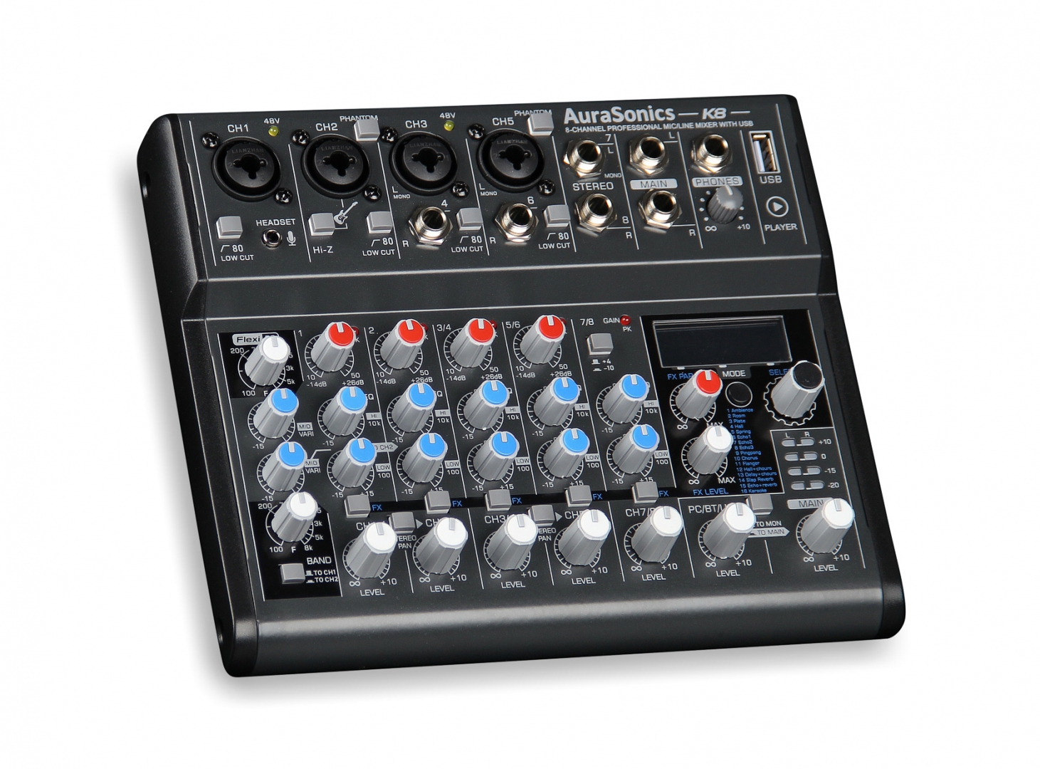 AuraSonics K8 компактный микшерный пульт в Нальчике