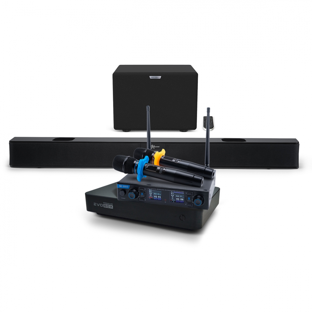 Hi-End караоке-система EVOBOX Premium + EvoSoundBar (саундбар с караоке) в Нальчике