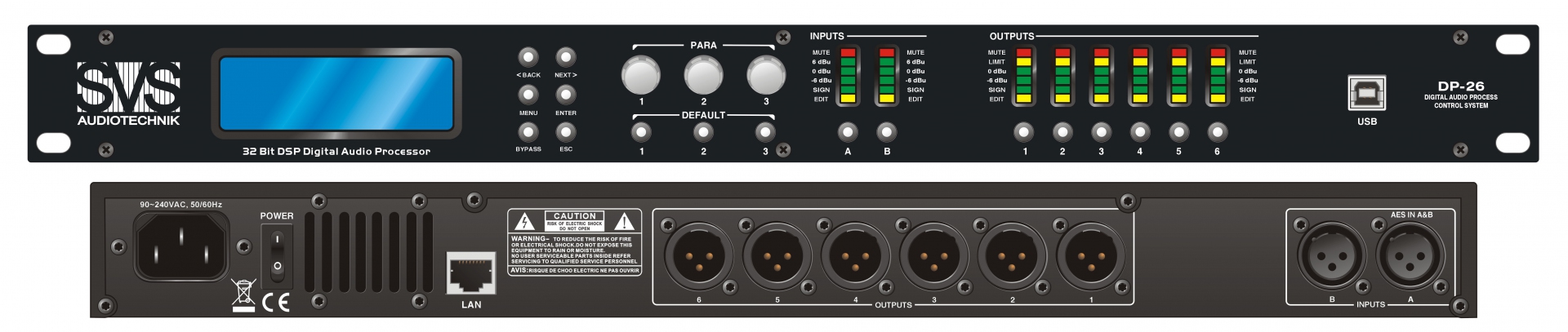 SVS Audiotechnik DP-26 Цифровой процессор: 2 входа 6 выходов в Нальчике