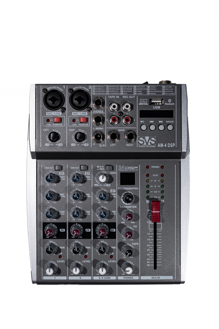 SVS Audiotechnik mixers AM-4 DSP Аналоговый микшерный пульт, 4-канала в Нальчике