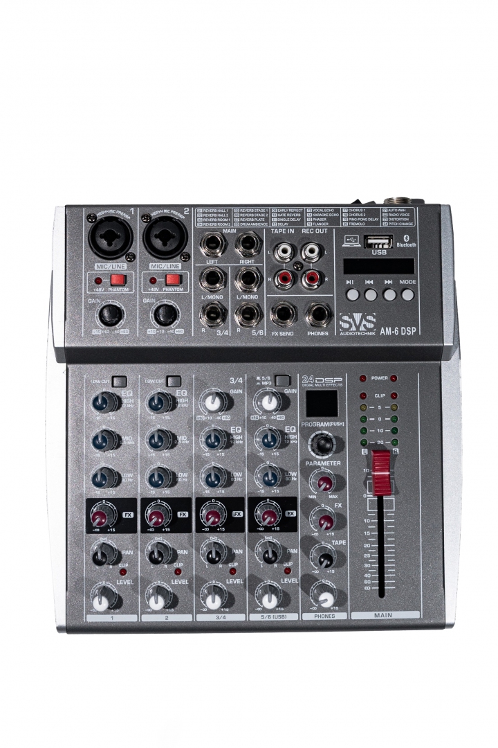 SVS Audiotechnik mixers AM-6 DSP Микшерный пульт аналоговый, 6-канальный SVS Audiotechnik mixers в Нальчике