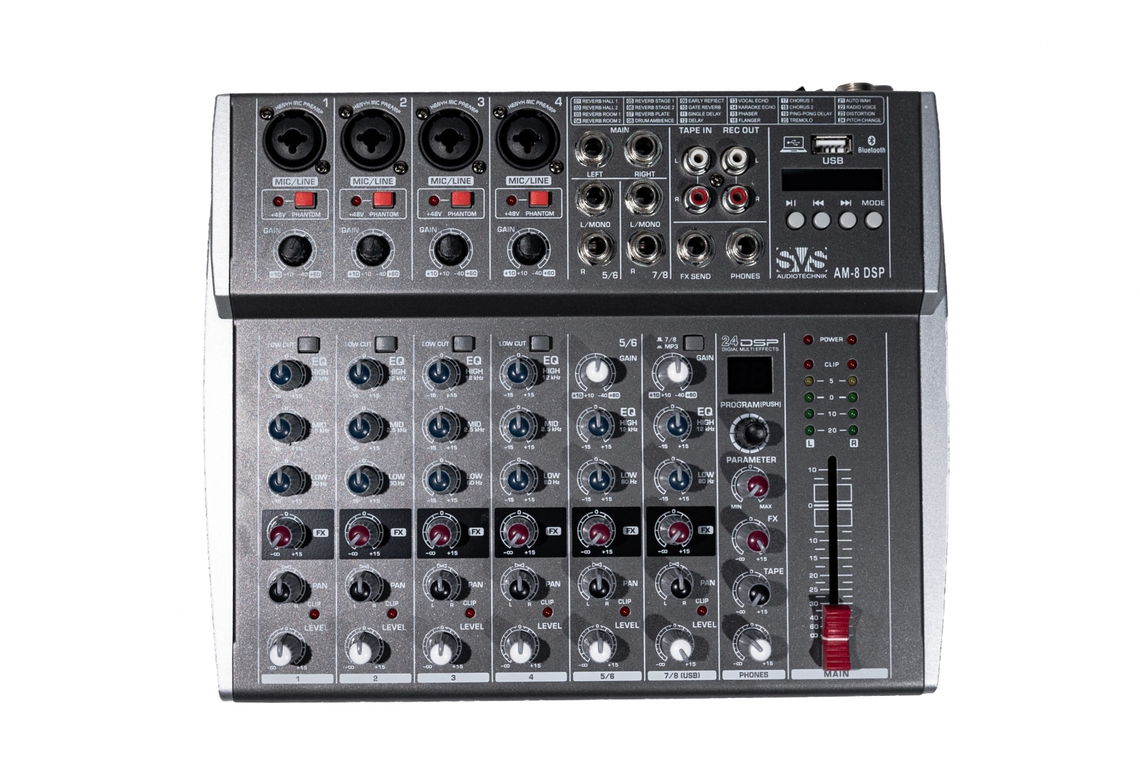 SVS Audiotechnik mixers AM-8 DSP Микшерный пульт аналоговый, 8-канальный в Нальчике